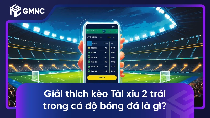 Giải thích kèo tài xỉu 2 trái trong cá độ bóng đá