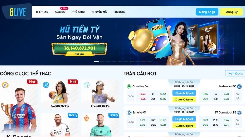 Tổng quan về nhà cái 8live