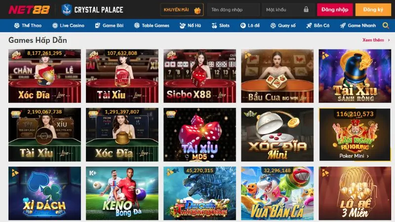 Dịch vụ cá cược đa dạng